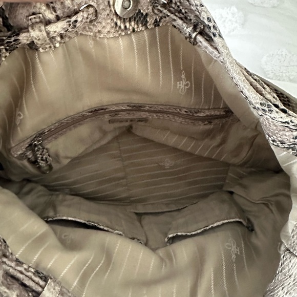 Cole Haan python print handbag - Picture 6 of 7